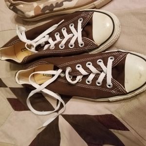 Brown All Star Converse Women's Shoes